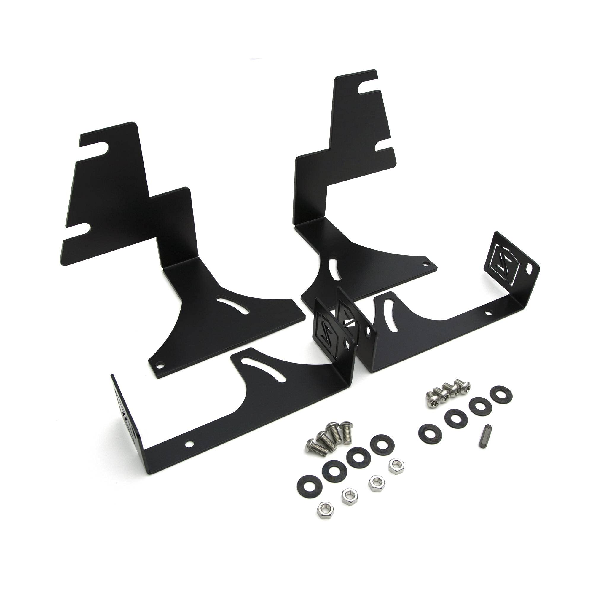 ZROADZ LED Mounting Bracket Under Rear Bumper - Compatible w/ 2015-2020 Chevrolet Colorado - to Mount (2) 6 Inch ZROADZ or similar style LED Lights (Not Included) - PN Z382671