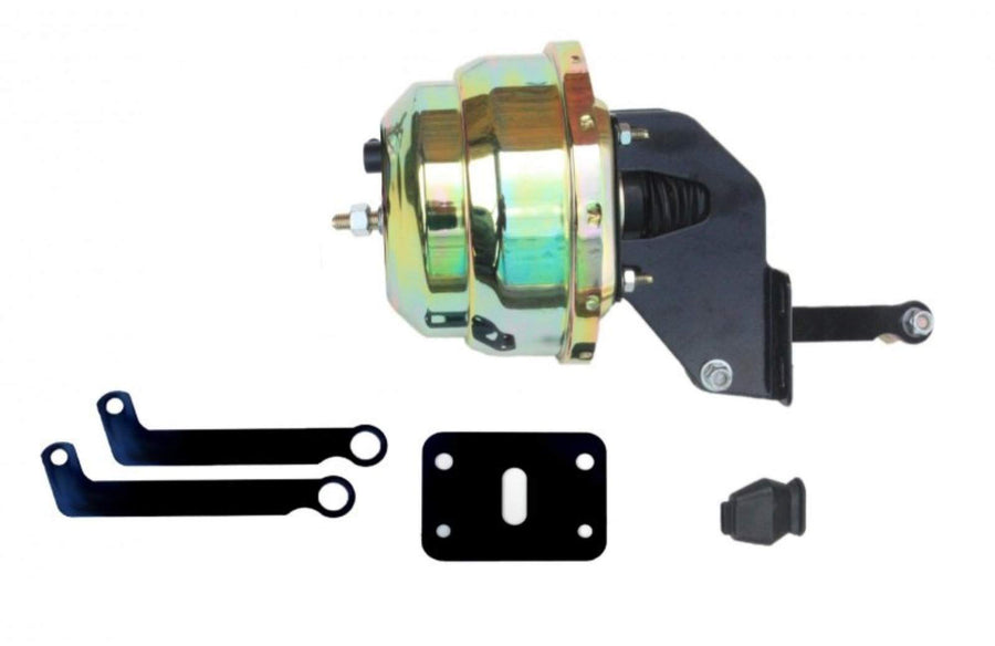 8 Inch LEED BRAKES Dual Power Booster With Bracket Kit (Zinc)