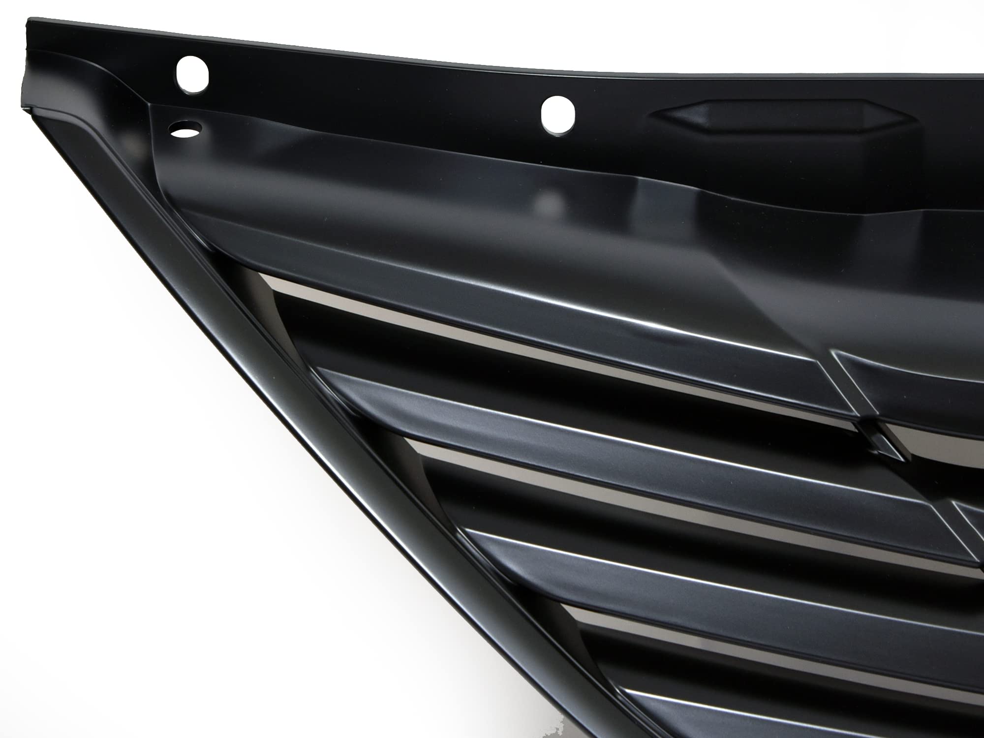 Horizontal Armordillo USA 7165410 Front Hood Grille - Matte Black Fits 2010-2014 Hyundai Sonata
