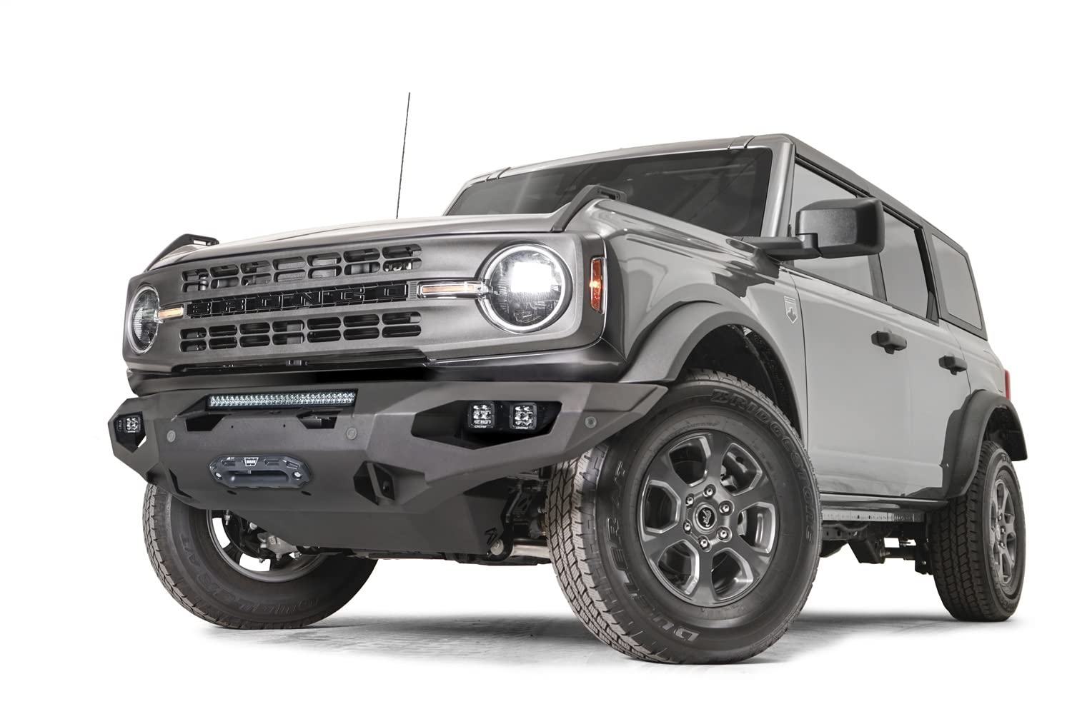 FB21-X5252-1 Fab Fours Inc. Front Replacement Bumper fits Ford Bronco