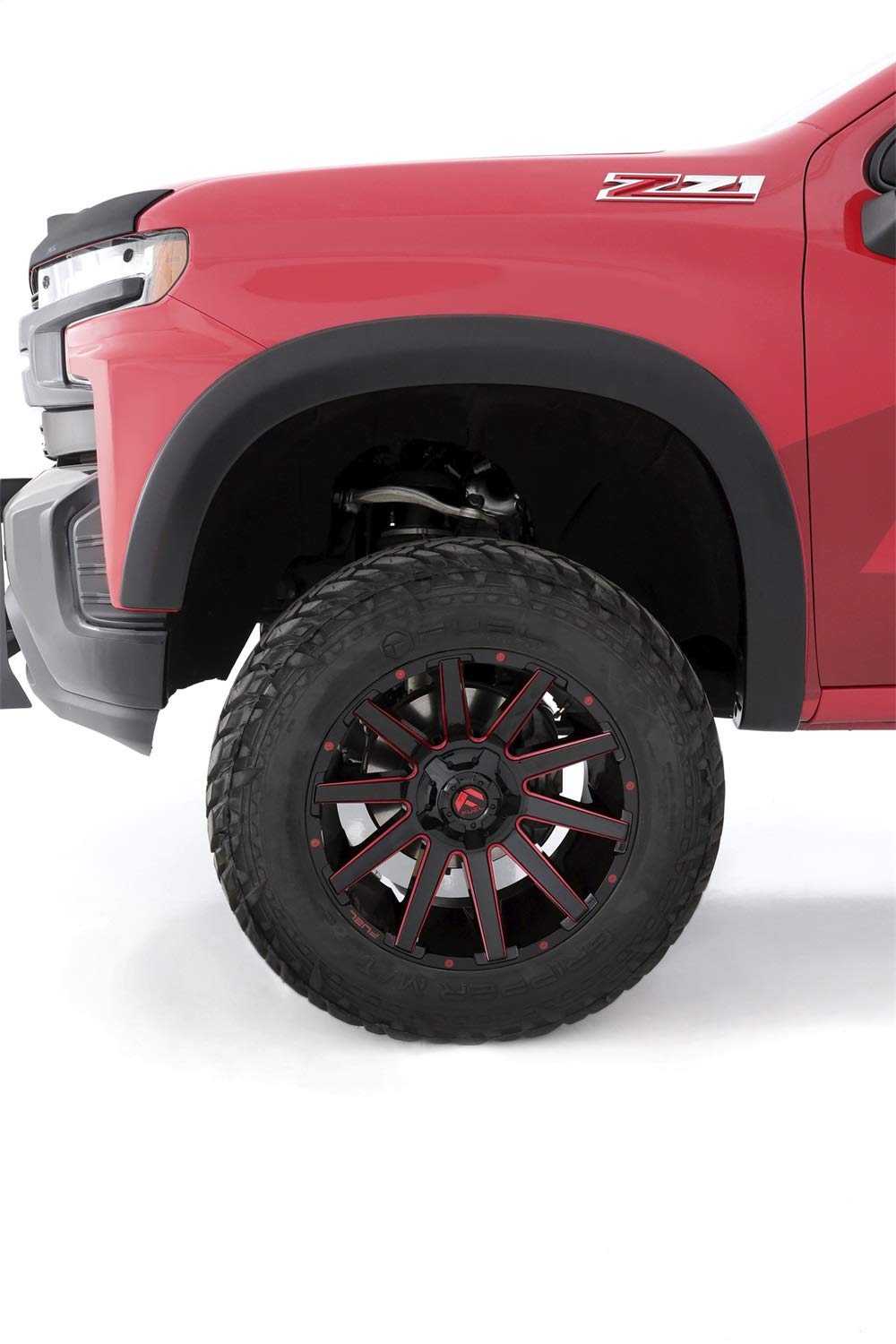 Lund SX140SA Fender Flare Sport Style 2pc. Set for 2019-2020 Chevrolet Silverado 1500, Smooth Black