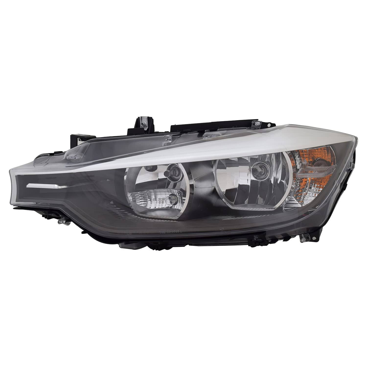 Left TYC Headlight Assembly Compatible with 2012-2015 BMW 3 Series