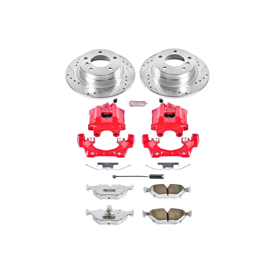 Power Stop Rear KC3149-26 Z26 Street Warrior Brake Kit For BMW 318i, BMW 318is, BMW 3, BMW 323is, BMW 325i, BMW 325is, BMW 328i, BMW 328is [Model Specific]