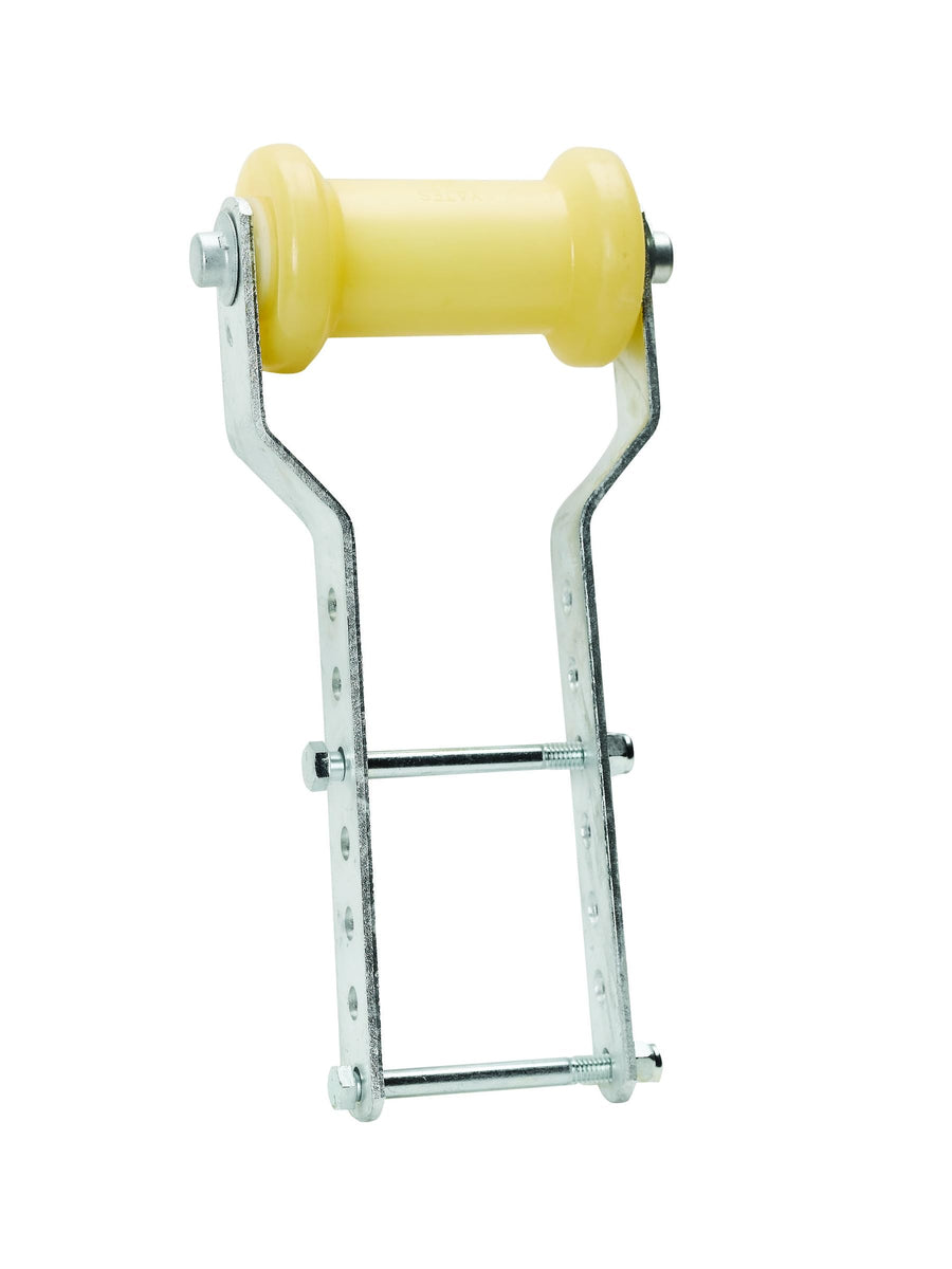Trailer Adjustable CE Smith Keel Roller Bracket Assembly - Durable Boat Trailer Accessory - 3" - Yellow (32013G)