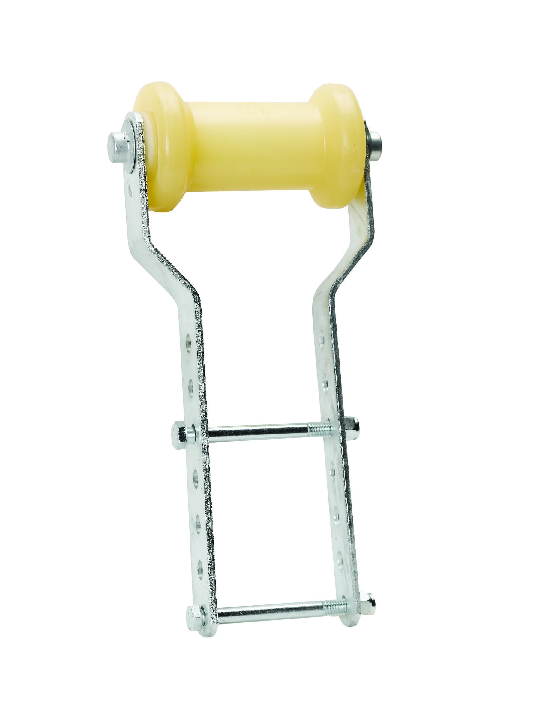 Trailer Adjustable CE Smith Keel Roller Bracket Assembly - Durable Boat Trailer Accessory - 3" - Yellow (32013G)