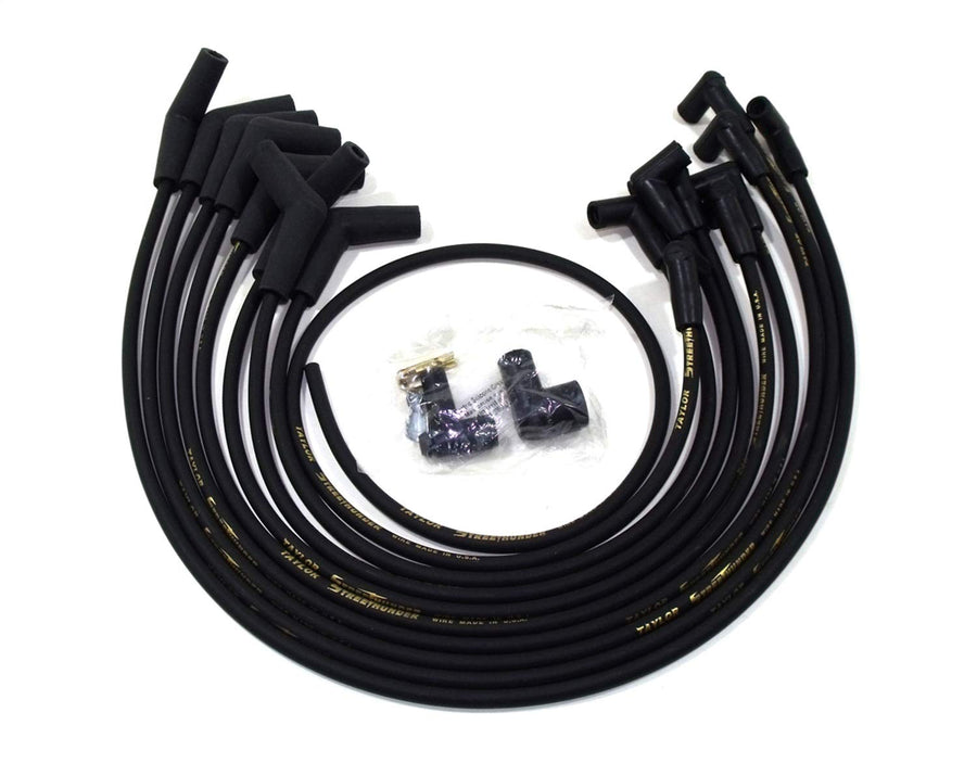 Streethunder Taylor Cable 56058 custom Ford SB ovc 135 deg HEI Black
