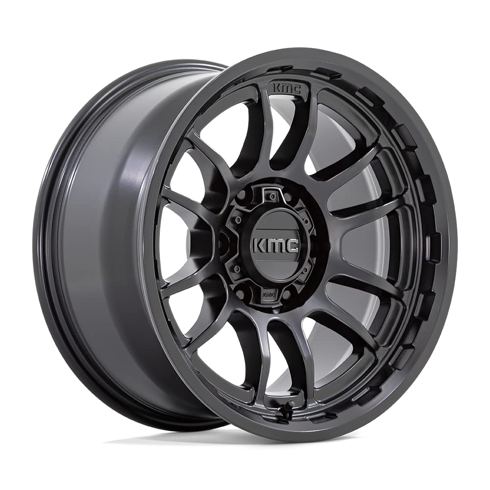 KMC 17x8.5 KM727 Wrath +0mm 5x5" Satin Black Wheel Rim 17" Inch KM727MX17855000