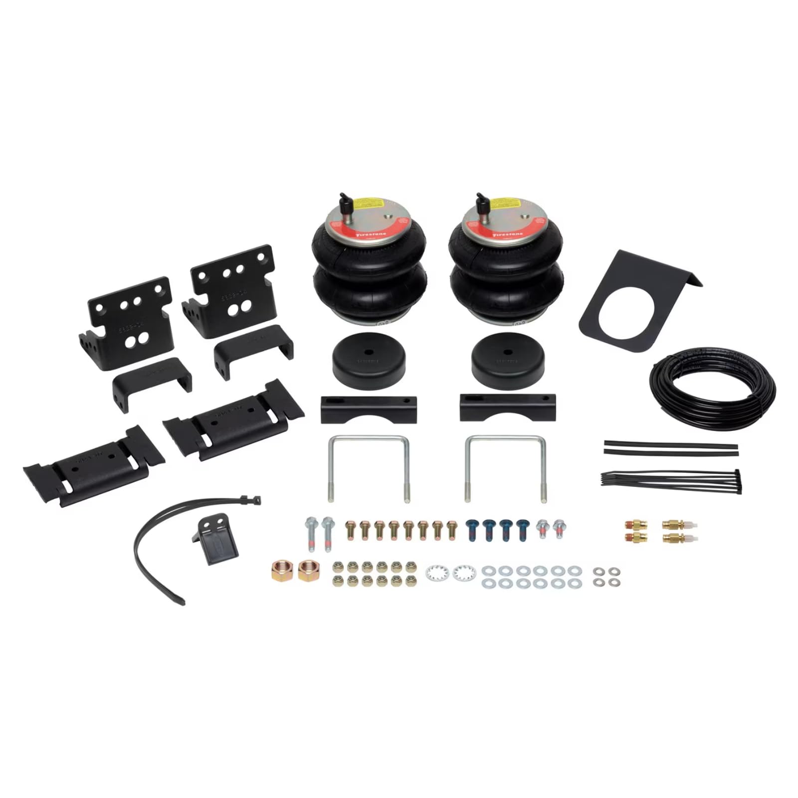 Firestone 2701 Airide Red Label Rear Springs Kit fits 2010-2012 Ram 2500 3500 | 5-150 PSI | No Drill Installation | Load Capacity of 7,500 Pounds