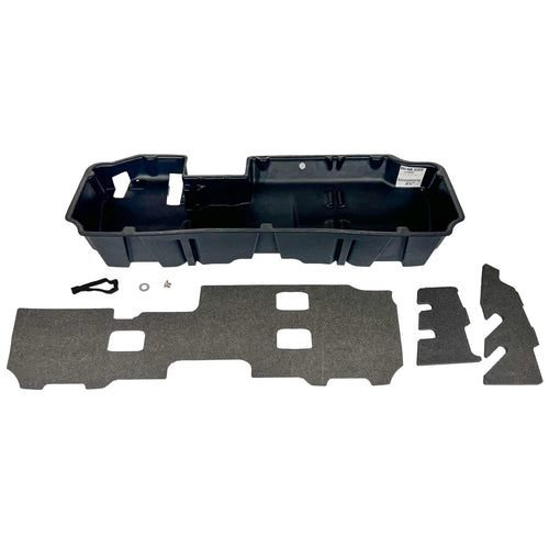 Under Seat Storage DU-HA fits 19-24 Chevy Silverado/GMC Sierra Light Duty Crew Cab & 20-24 Heavy Duty Crew Cab New Body Style | Black Heavy-Duty Back Seat Organizer | 10400