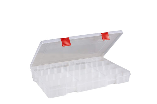 Rustrictor Plano Stowaway Utility Box, Premium Tackle Storage with Rust Prevention, Clear (PLASV370), 3700