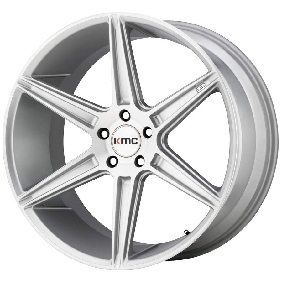 KMC 22X10.5 KM711 5X4.5 BRUSHED SLV 40MM - KM71122512440
