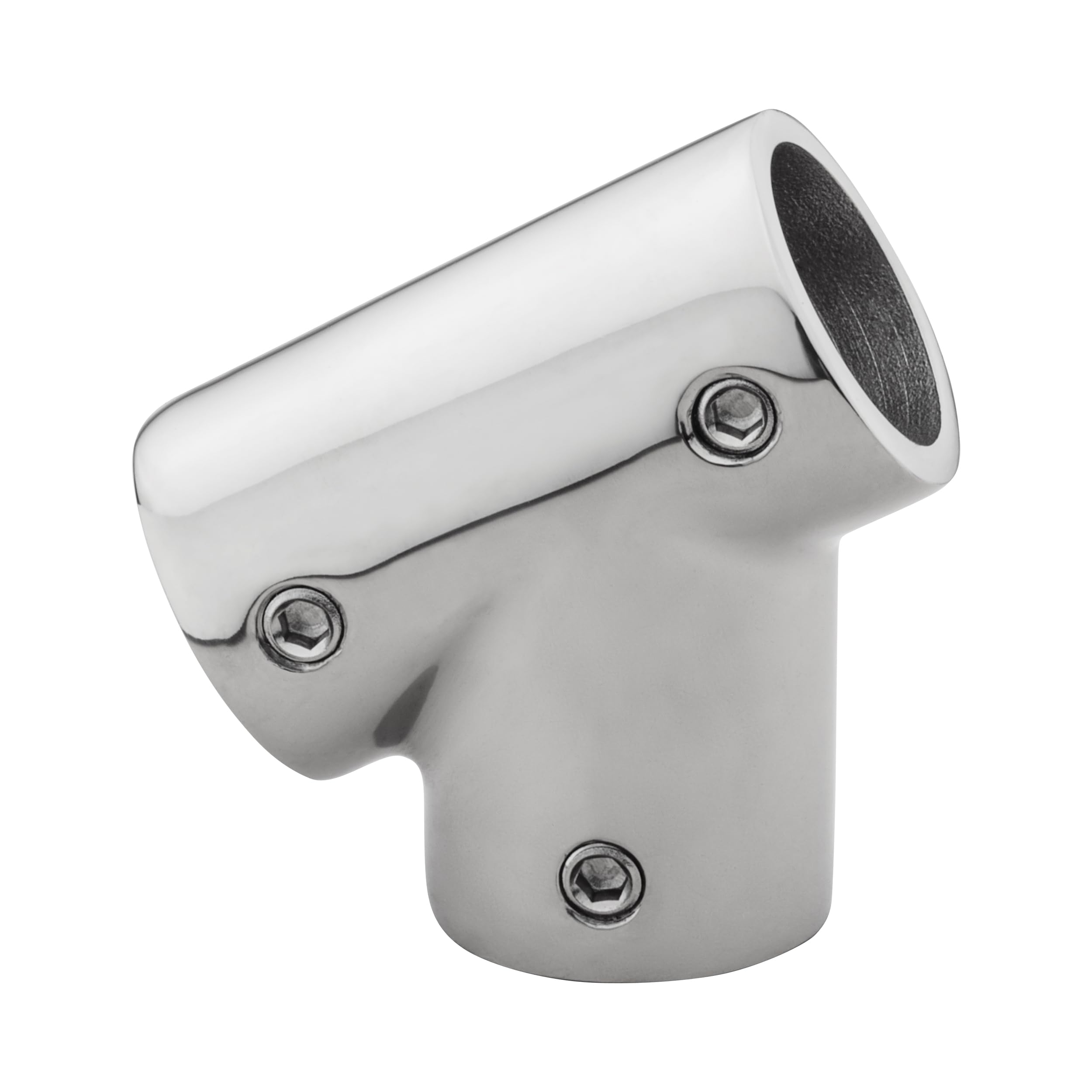 S-1441C Whitecap 60° Tee Rail Fitting - 7/8" Left Hand, CP/Zamac