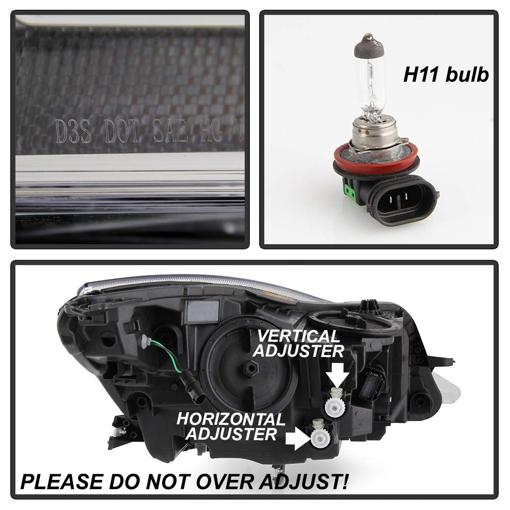 Projector Headlights Xtune (PRO-JH-BREG14-HID-L) (POE)