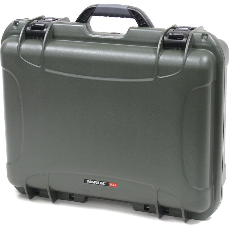 Waterproof Nanuk 930 Hard Case with Foam Insert - Olive