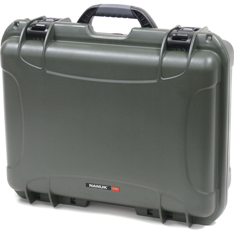 Waterproof Nanuk 930 Hard Case with Foam Insert - Olive