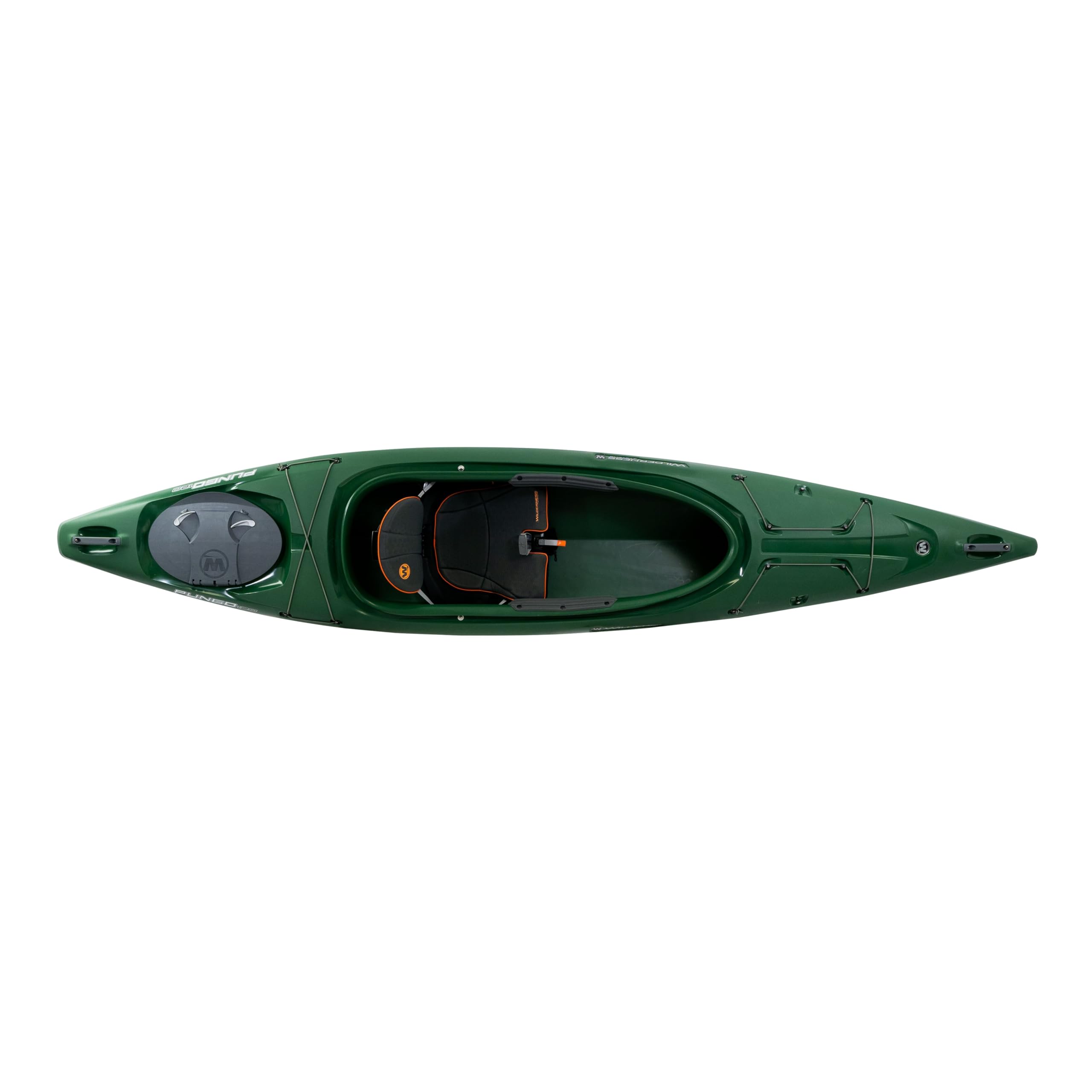 Pungo 125 Wilderness Systems - Sit Inside Recreational Kayak - Features Phase 3 Air Pro Comfort Seating - 12.6 ft - Forest Green