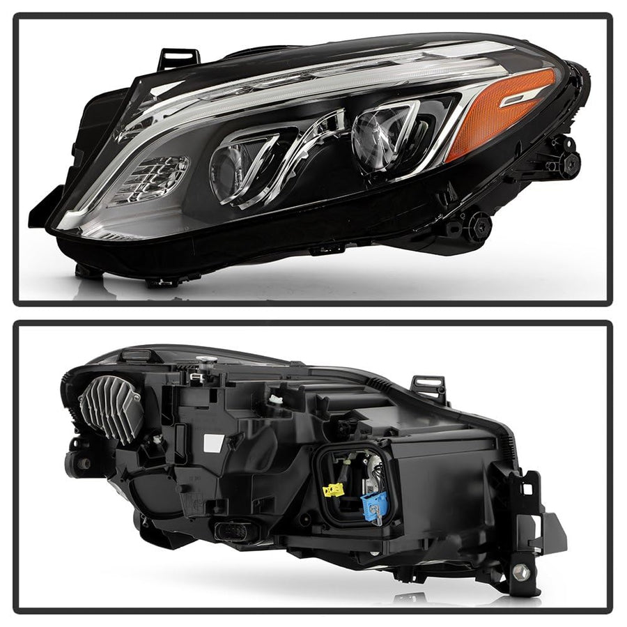 Mereceds Benz GLE W166 16-19 w/DRL Full LED Projector Headlight - Spyder OE Left