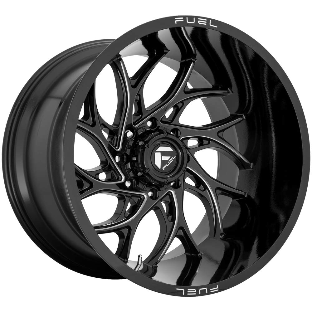 D741 RUNNER FUEL OFF-ROAD 22X12, 8X170, 4.77, -44mm GLOSS BLACK MILLED - D74122201747