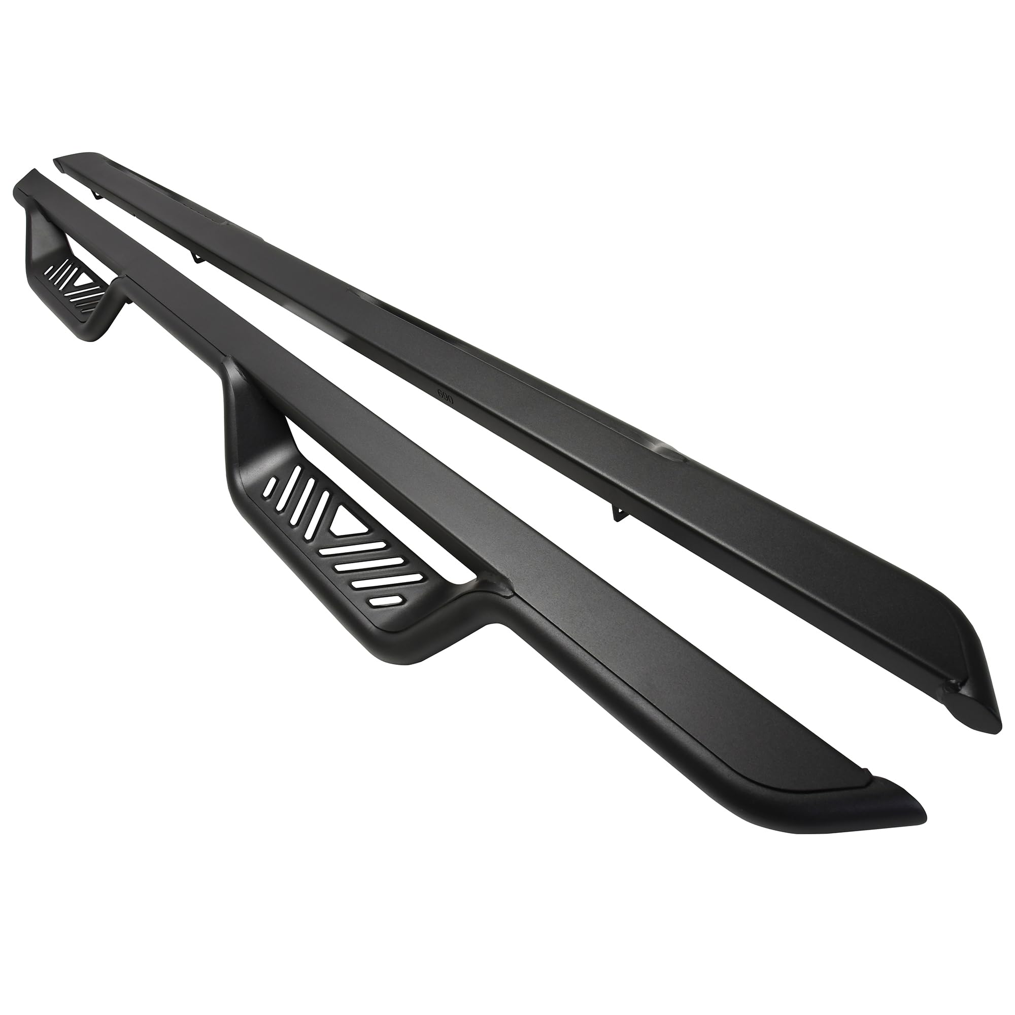 Westin Outlaw 20-13945 Drop Nerf Step Bars fits 2015-2025 F-150 2022-2025 F-150 Lightning SuperCrew 2017-2025 F-250 F-350 F-450 F-550 Crew Cab Textured Black Pair