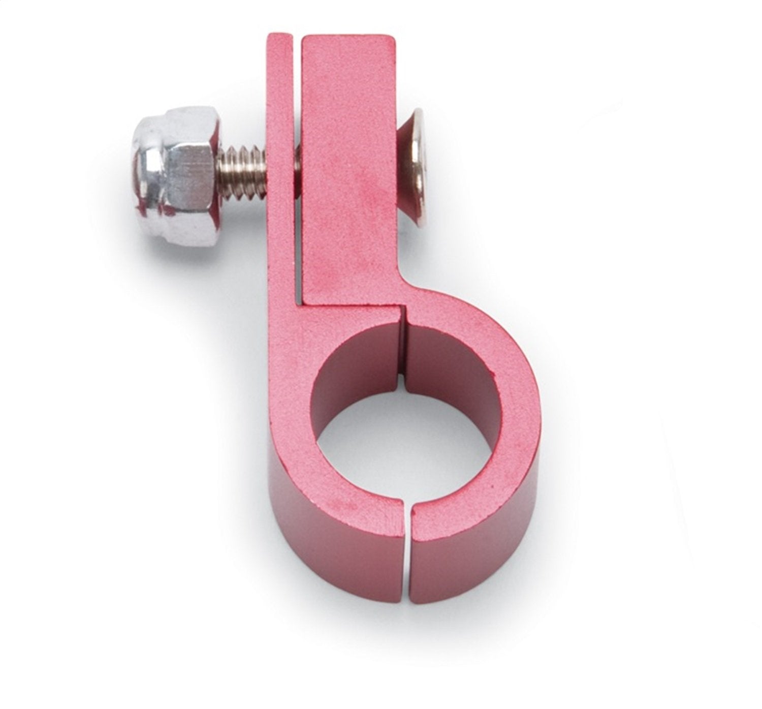 RED ANODIZE LINE CLAMP FOR -6 SIZE TUBING