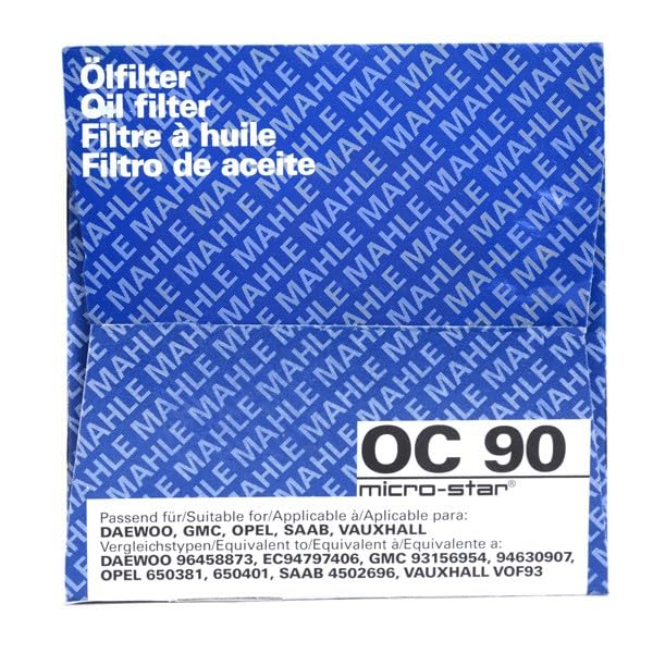 Oil Filter MAHLE OC 90
