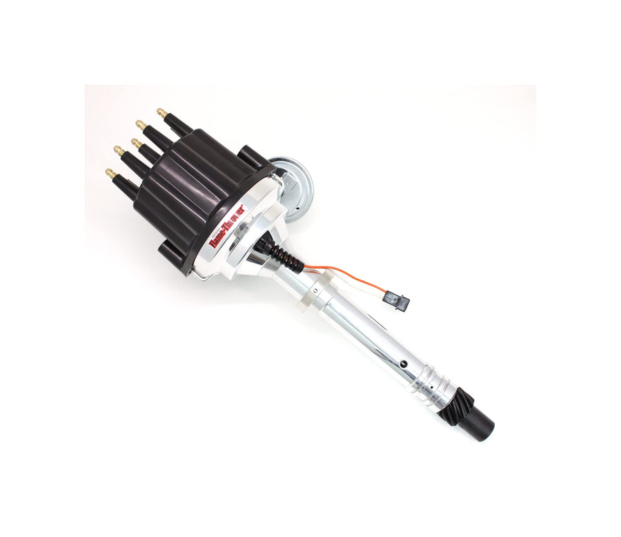 Pertronix Billet D305710 Distributor (Mag Trig Slip Collar Chevy SB/BB Black Male cap)