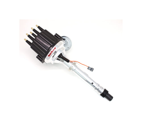 Pertronix Billet D305710 Distributor (Mag Trig Slip Collar Chevy SB/BB Black Male cap)