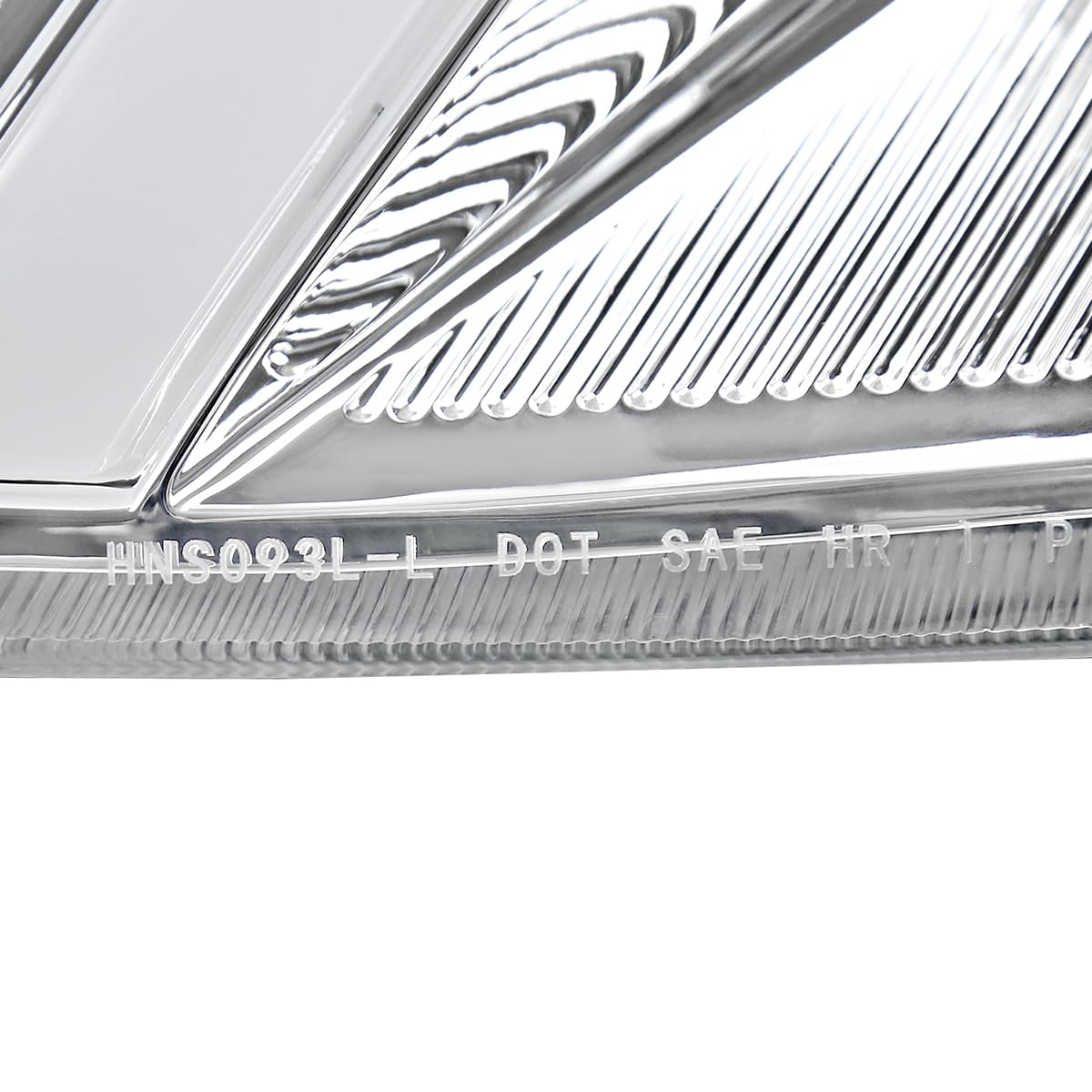 Chrome Sequential LED Tube Signal Projector Headlights and Startup Animation SPEC-D TUNING Compatible with 2006-2009 Nissan 350Z, Left + Right Pair Headlamp Assembly