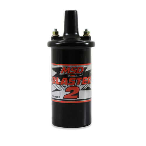 Blaster 2 MSD 82023 High Performance Ignition Coil, Black, 6-series ignition