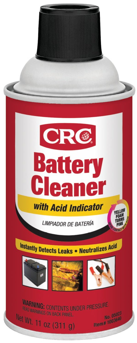 Battery Cleaner CRC 05023 with Acid Indicator - 11 Wt Oz.