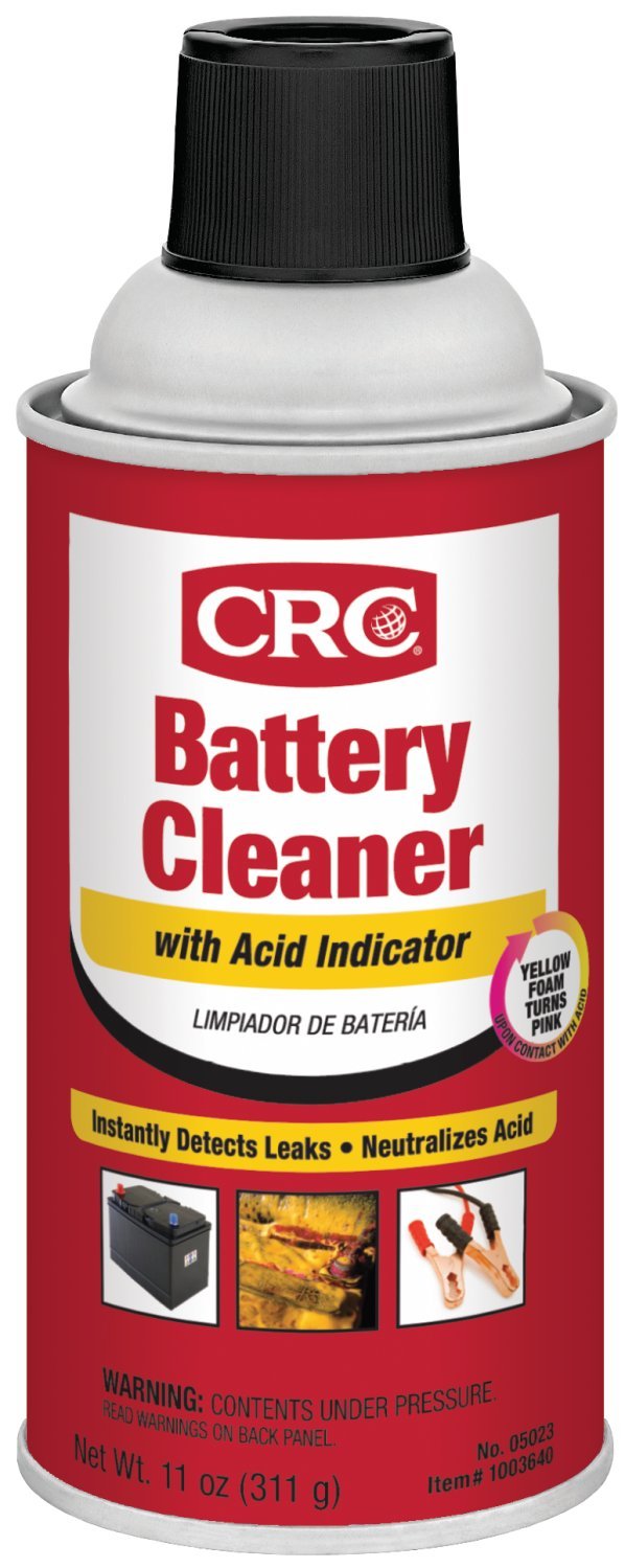 Battery Cleaner CRC 05023 with Acid Indicator - 11 Wt Oz.