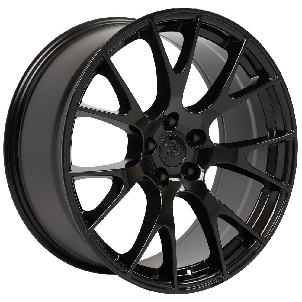 Satin Black Wheel OE Wheels LLC DG15-22090-5115-18B1 Painted (22 x 9. inches /5 x 115 mm, 18 mm Offset)