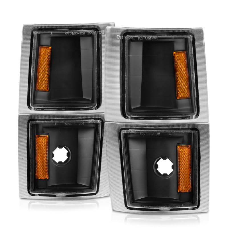 Black Crystal Anzo Turn Signal/Corner Lights