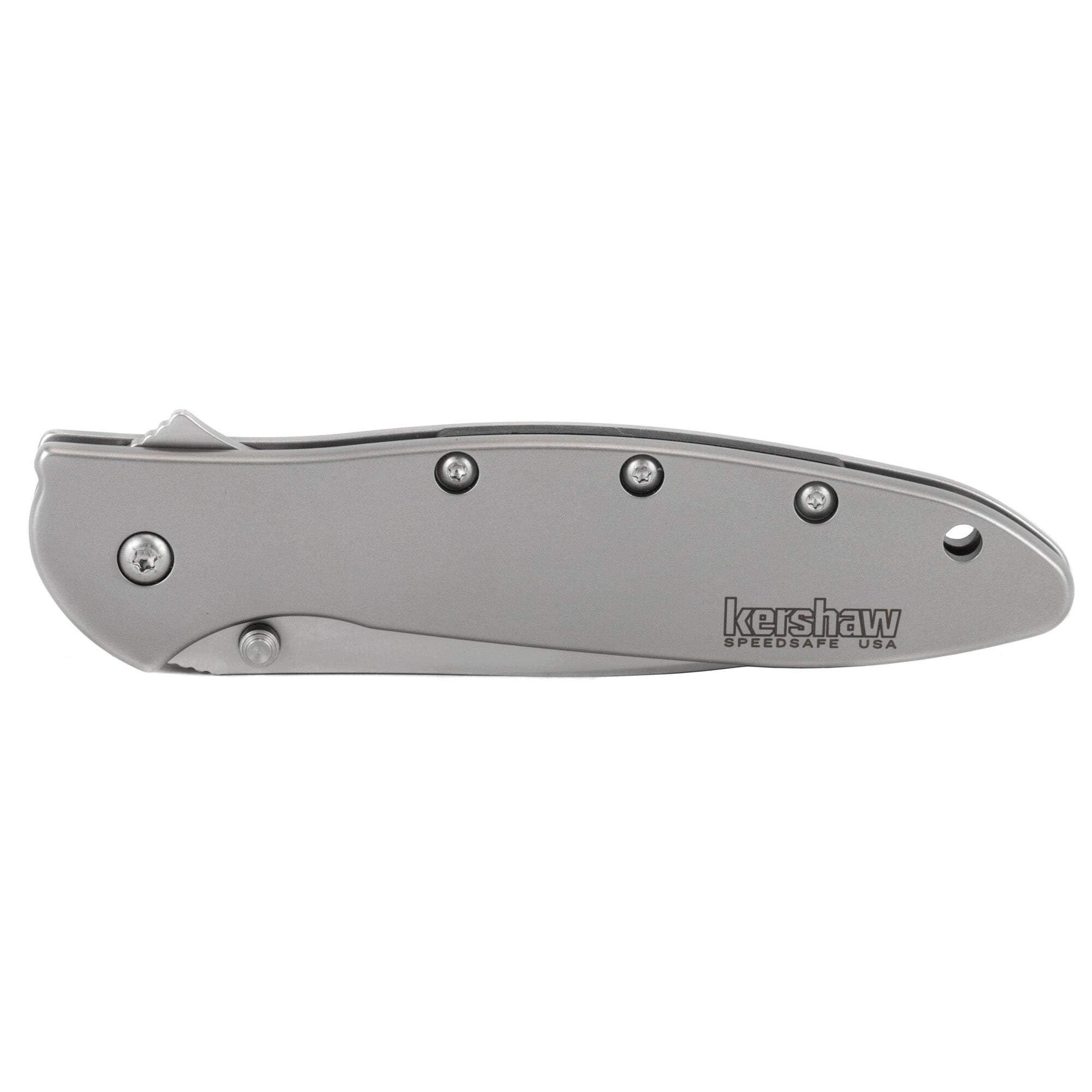 Kershaw Onion Unisex Leek Assisted Flipper Knife Black One Size