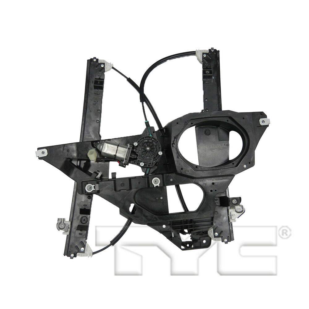 Power Window Motor and Regulator Assembly TYC 660547 Front Right-Side Compatible with 2003-2006 Ford Expedition