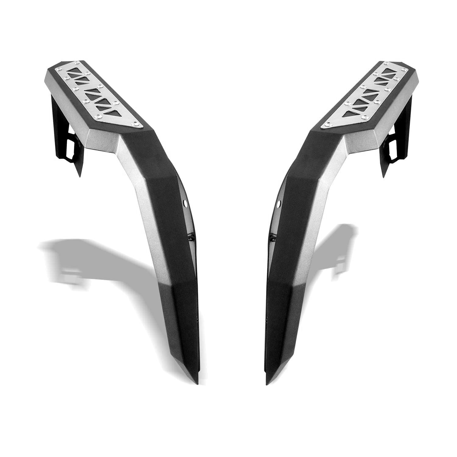 NIXON OFFROAD Rear Fender Flares Fit Replacement for 2008 2009 2010 2011 2012 2013 2014 2015 2016 2017 Jeep Wrangler JK 4 Door/2 Door for Wild Off-Road