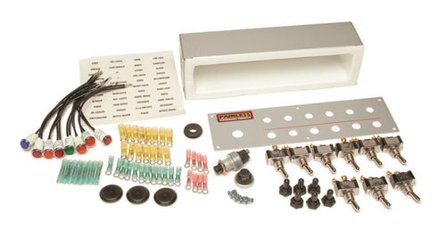 Extreme Off-Road Painless Performance 50341 Weatherproof Toggle Switch Panel with Push Button Start, 6-Switch