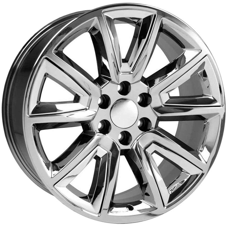 CV73 OE Wheels 20" Replica Wheel CV73 Fits Chevrolet Tahoe Rim 20x8.5 Chrome Wheel 6550-24C-ic