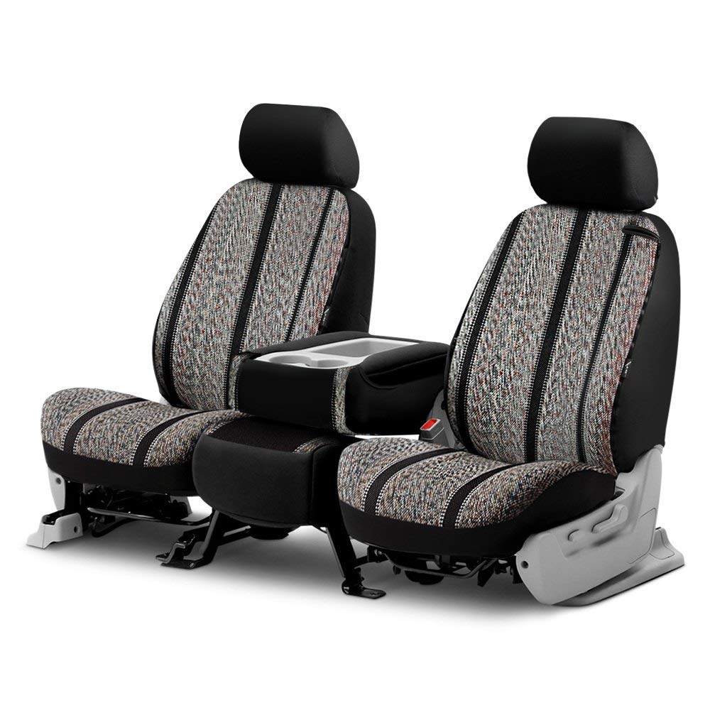 Custom Fit Fia TR49-52 BLACK Front Seat Cover Bucket Seats - Saddle Blanket, (Black)