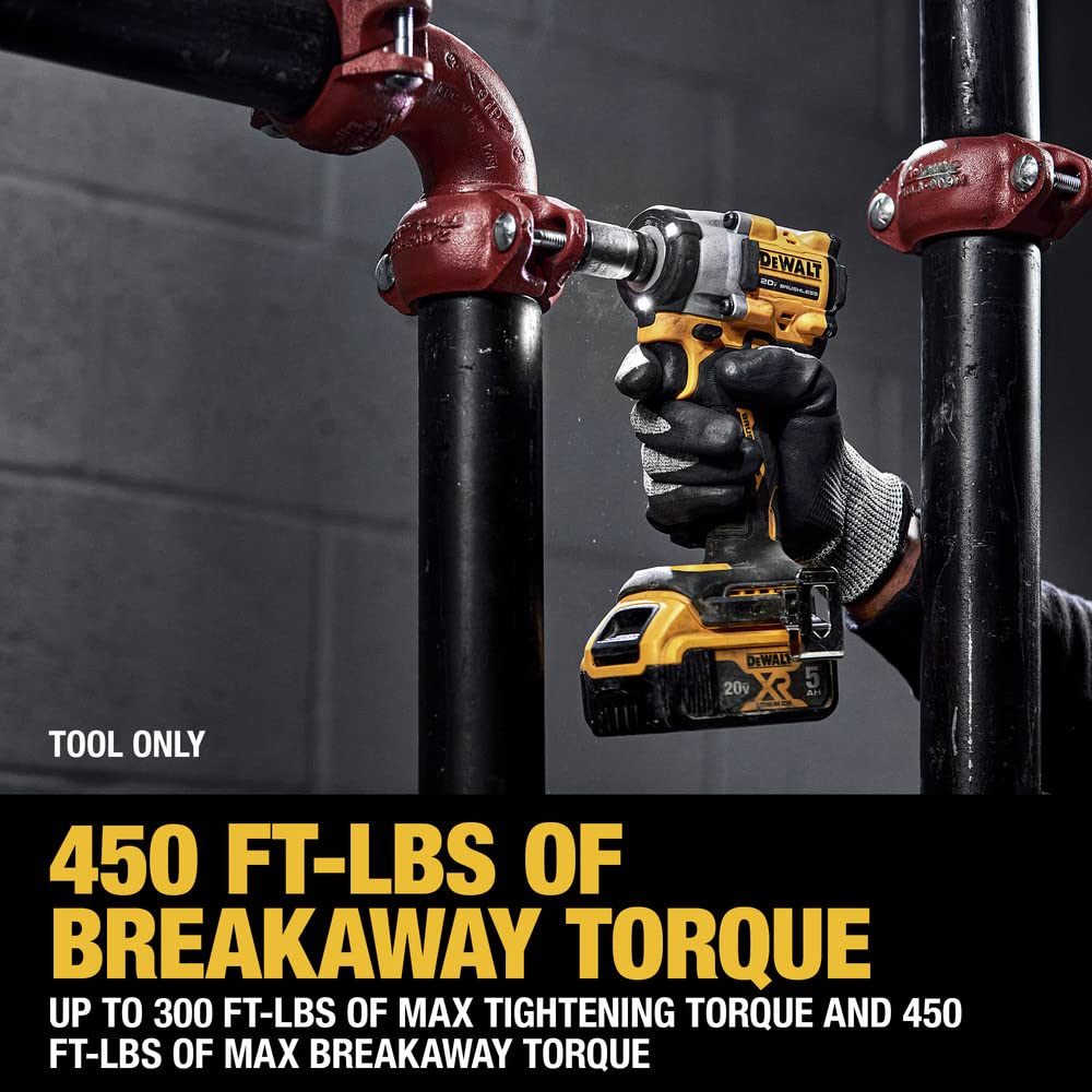 20V MAX* DEWALT ATOMIC 1/2 in. Cordless Impact Wrench with Detent Pin Anvil (Tool Only) (DCF922B)
