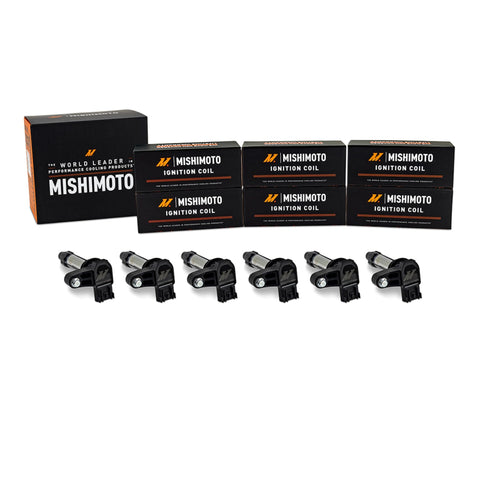 Mishimoto Coil Pack Ignition, Compatible with Chevrolet Camaro 3.6L, 2010-2016, Set of 6