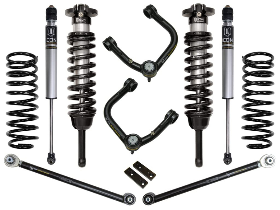 ICON, Stage 3 Suspension System 0-3.5" Lift, Tubular UCA, Compatible with 03-09 4Runner/FJ Cruiser, K53053T
