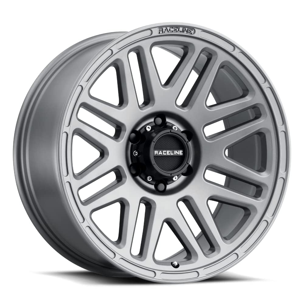 Greystone Raceline Wheels 944GS OUTLANDER Wheel 17X9"8X170 Bolt Pattern +12mm Offset/(5.5"B/S) Aluminum Passenger Car Wheels, Full Size Replacement Greystone Car Rims