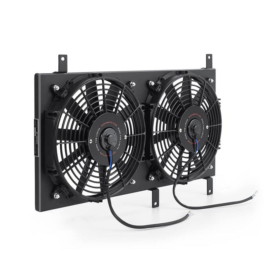 Mishimoto Aluminum Performance Fan Shroud Kit Compatible with Mazda Miata 1999-2005, Black