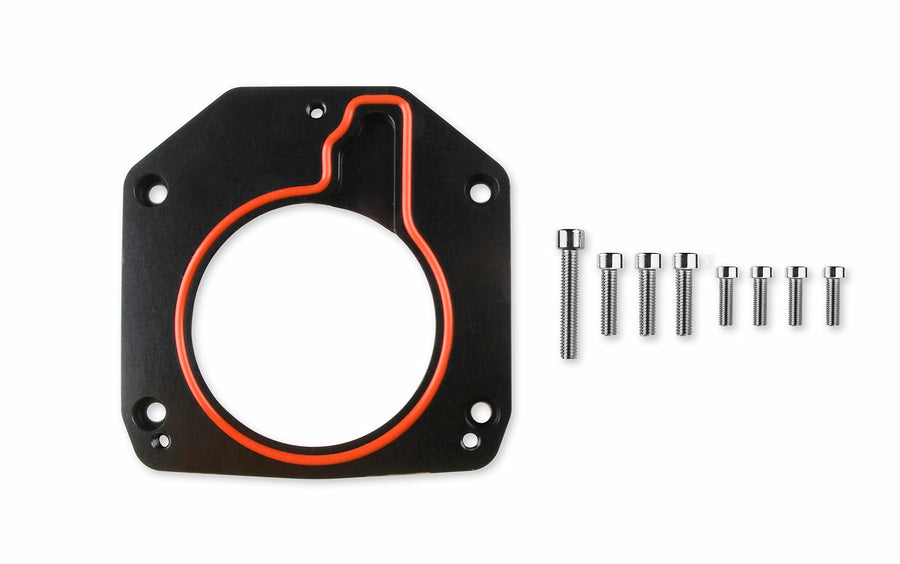Holley 860026 Sniper EFI Throttle Body Adapter Plate Black