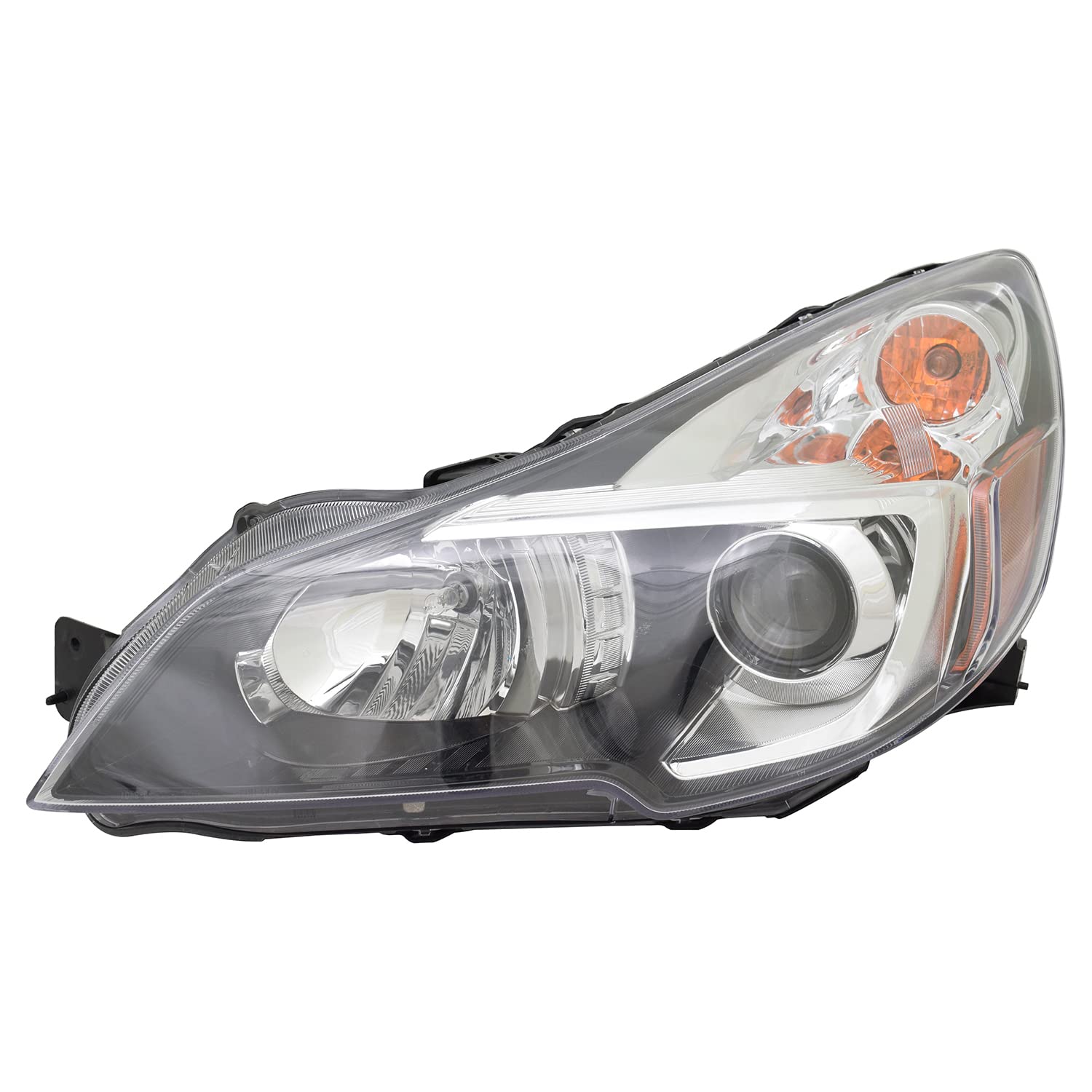Left TYC Headlight Assembly Compatible with 2013-2014 Subaru Legacy
