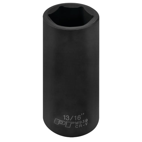 3/8-Inch Performance Tool M939 13/16-Inch Deep Wall Impact Socket