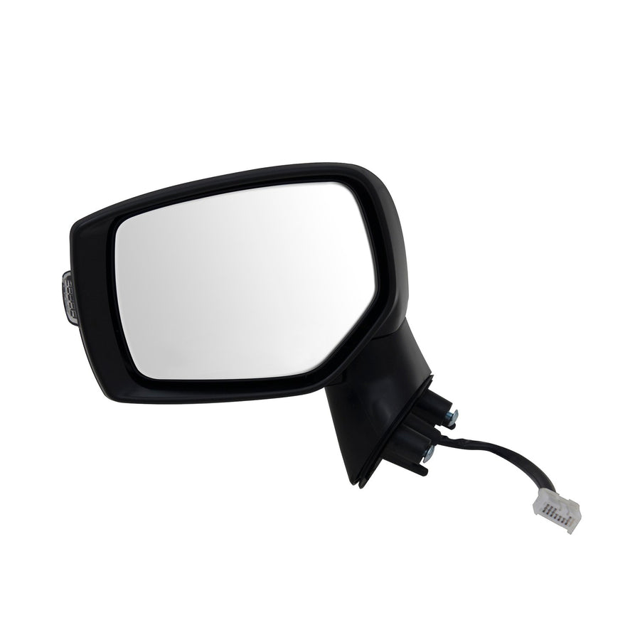 Mirror Driver Side for Subaru Outback/Legacy, Textured Black w/PTM Cover, w/Turn Signal, Foldaway, w/o Blind spot Detection, w/o Chrome Trim Level, Heated Power