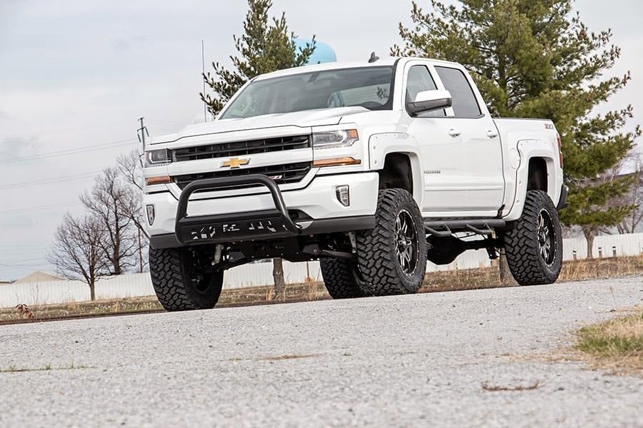 7" Lift Kit with Vertex Coilovers/V2 Rear Shocks for Chevy Silverado & GMC Sierra 1500 Rough Country (2014-2016)