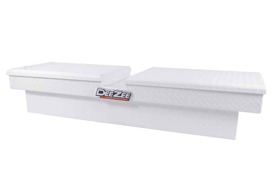 Dee Zee Full Size DZ8370WH White Double Lid (Gull Wing) Tool Box